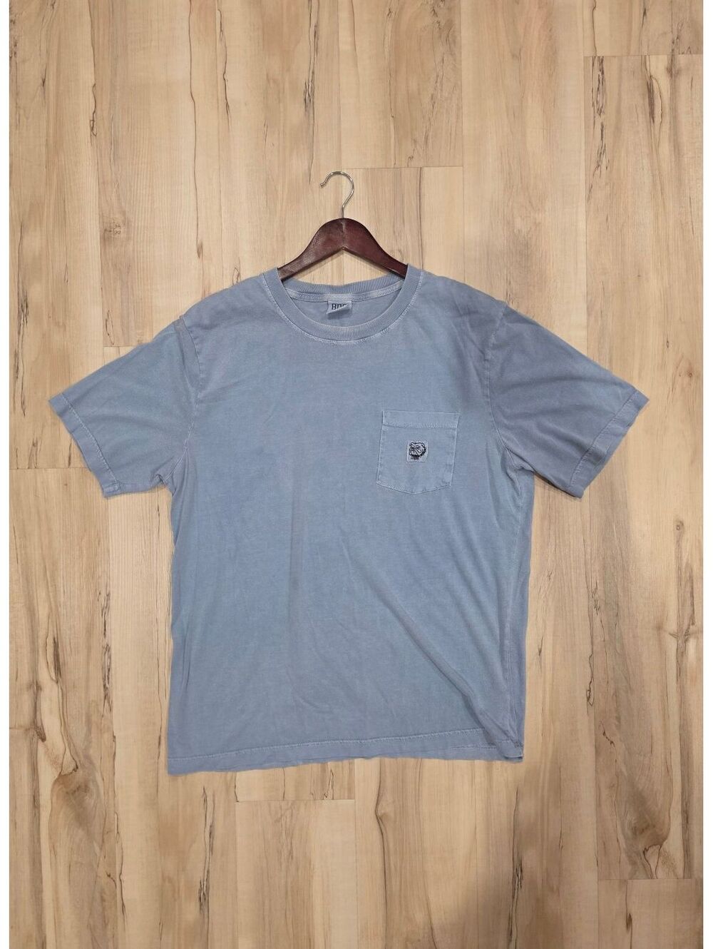 BDG Light Blue Pocket T-Shirt Size Large